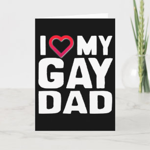 TARJETA ME ENCANTA MI PAPÁ GAY