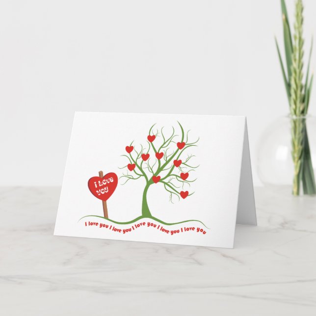 Tarjeta Me Encantan Las Cartas (Anverso)