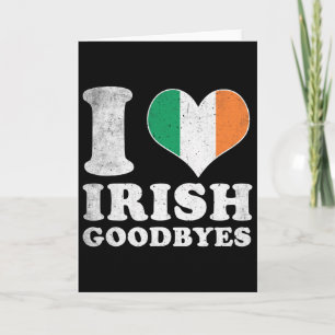 Tarjeta Me encantan las despedidas irlandesas _2