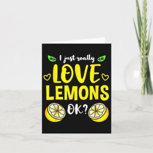 Tarjeta Me Encantan Los Lemones Ok