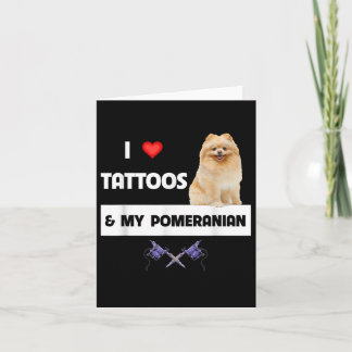 Tarjeta Me Encantan Los Tatuajes Y Mi Cuerpo De Papá Noel 