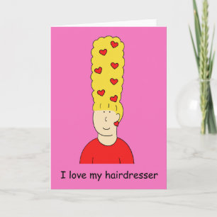 Tarjeta Me Encanto Mi Peluquería De Beehive