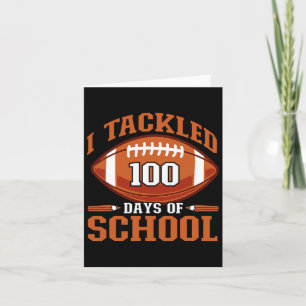 Tarjeta Me Enfrenté 100 Días A Los Niños De Fútbol 100 Día