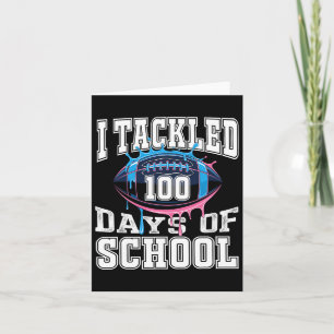 Tarjeta Me Enfrenté 100 Días A Los Niños De Fútbol 100 Día