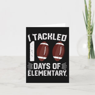 Tarjeta Me Enfrenté A 100 Días De Tees Elementales Studen