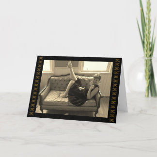 Tarjeta Me finjo a veces soy el viajar del tiempo