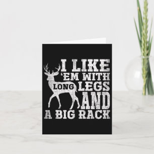 Tarjeta Me Gusta Con Piernas Largas Y Un Gran Cernero