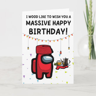Tarjeta ¡me gusta desearte un cumpleaños feliz masivo!