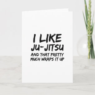 Tarjeta Me gusta ju-jitsu
