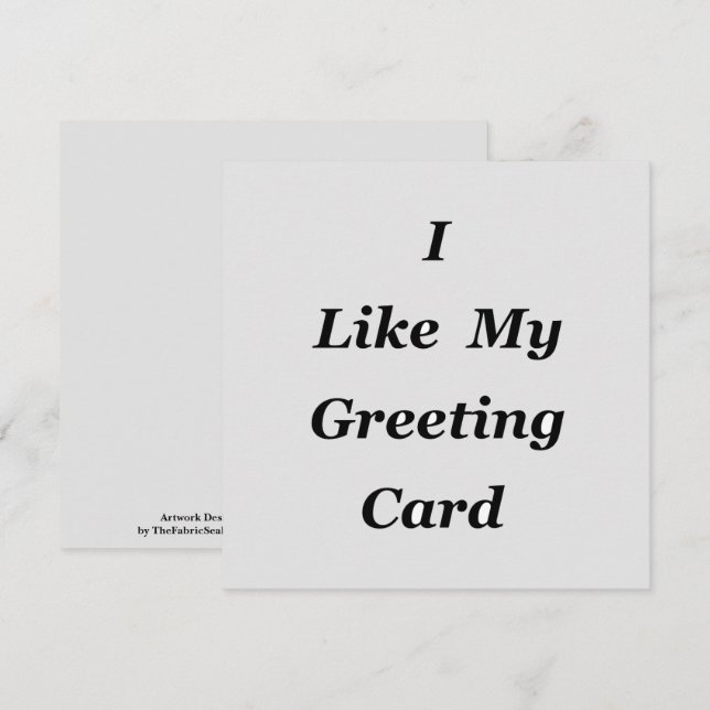 Tarjeta Me gusta mi (Anverso / Reverso)