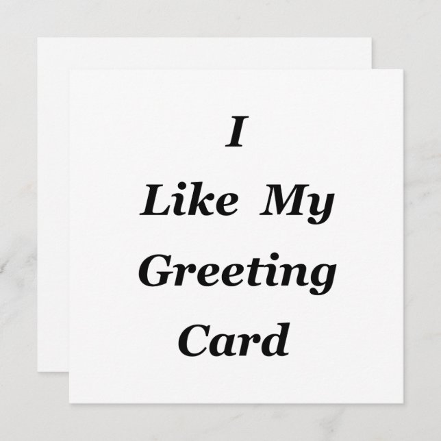 Tarjeta Me gusta mi (Anverso / Reverso)