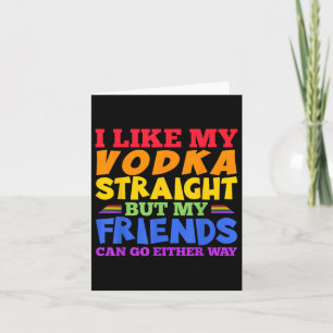 Tarjeta Me Gusta Mi Mes Del Orgullo Lgbtq Directo De Vodka
