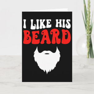 Tarjeta Me Gusta Su Barba Parejas Divertidos Parejas De Sa