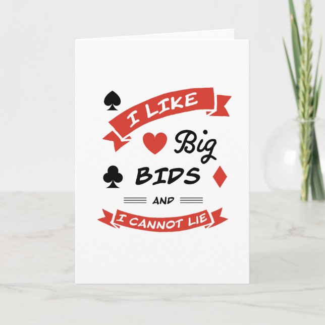 Tarjeta Me gustan las grandes ofertas y no puedo mentir -  (Anverso)