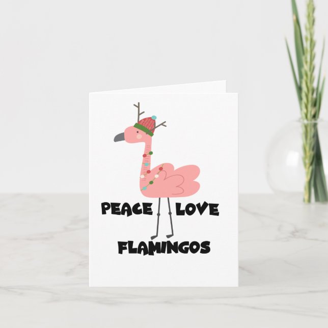 Tarjeta Me Gustan Los Flamingos, Los Flamencos De La Paz (Anverso)