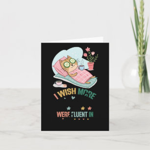 Tarjeta Me Gustaría Que Más Gente Tuviera Fluidez En El Si