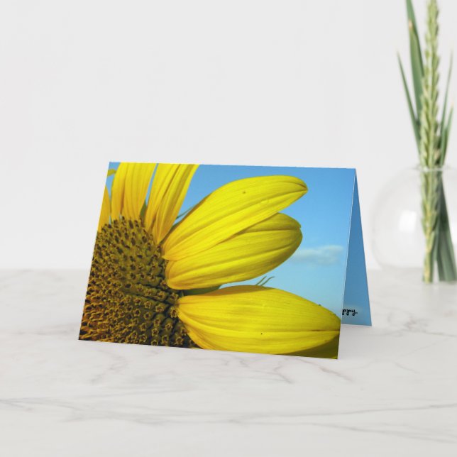 Tarjeta Me haces feliz. (Anverso)