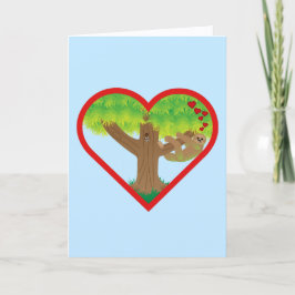 Tarjeta Me haces que mi corazón sea Feliz LENTAMENTE