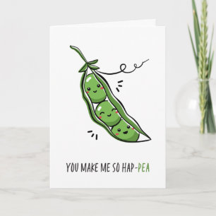 Tarjeta Me Hizo Tan Hap Pea Gracioso Pun