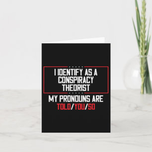 Tarjeta Me Identifico Como Un Pronóstico Teórico De La Con