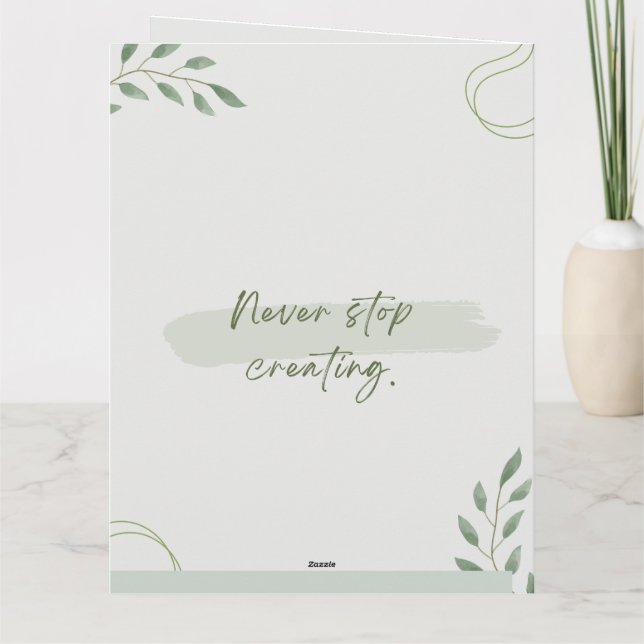 Tarjeta Me inspiras | Descarga semanal de Organizador o (Reverso)