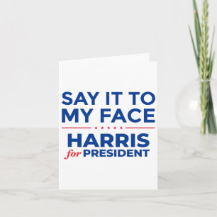 Tarjeta Me Kamala Harris por las elecciones presidenciales