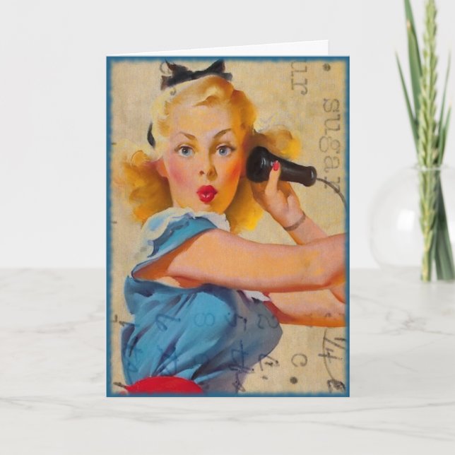 Tarjeta ¿Me Llamaste, Azúcar? Arte digital, cumpleaños (Anverso)