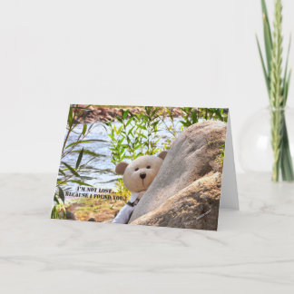 Tarjeta Me NO PIERDEN… ¡PORQUE LE ENCONTRÉ!