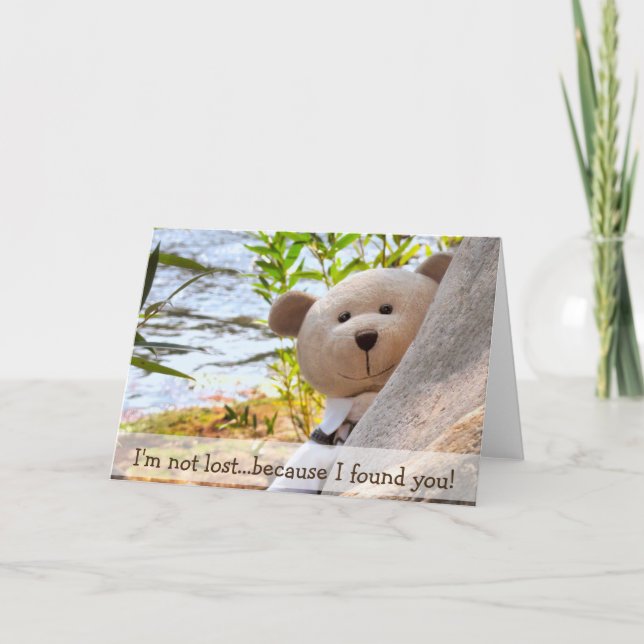 Tarjeta Me NO PIERDEN… ¡PORQUE LE ENCONTRÉ! (Anverso)