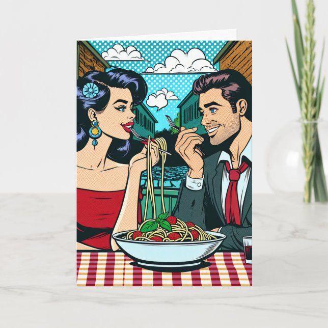 Tarjeta Me Obtienes | Flirty Romantic Pun (Anverso)