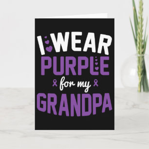 Tarjeta Me pongo morado por mi abuelo septiembre Heimerhei