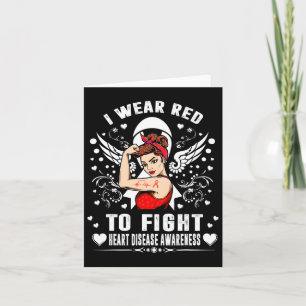 Tarjeta Me pongo rojo para luchar contra el Mes de Concien