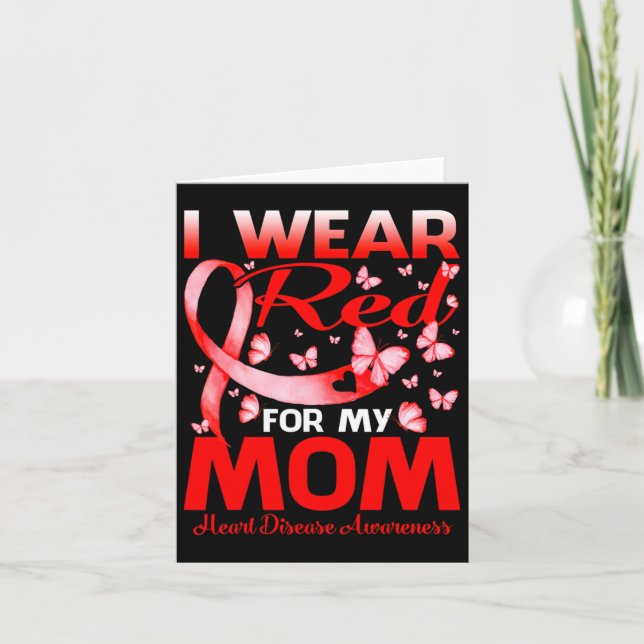 Tarjeta Me Pongo Rojo Por La Conciencia De La Enfermedad C (Anverso)