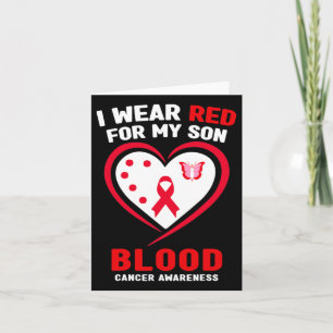Tarjeta Me Pongo Rojo Por La Conciencia Sobre El Cáncer De