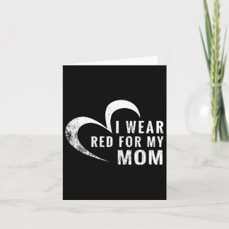 Tarjeta Me Pongo Rojo Por Mi Madre, Ayuda Para Concientiza