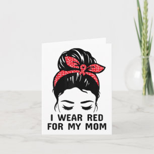 Tarjeta Me Pongo Rojo Por Mi Mamá Para Concienciar A Los N