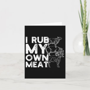 Tarjeta Me Robo Mi Propia Idea De Regalo De Carne De Un Ch