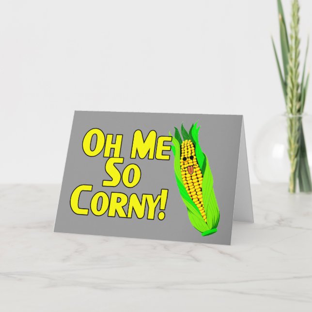 Tarjeta Me So Corny (Anverso)