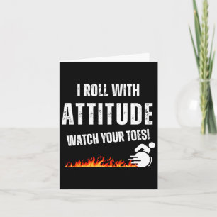 Tarjeta Me Suelo A La Actitud - ¡Cuida Tus Toques!
