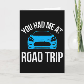 Tarjeta Me Tenías En El Viaje Por Carretera Rv Viaje Vacac
