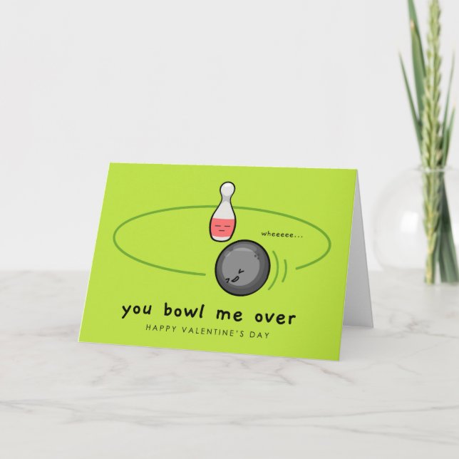 Tarjeta Me tropiezas por el feliz día de San Valentín | Am (Anverso)