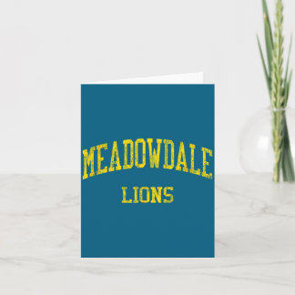 Tarjeta Meadowdale High School Hs Dayton Diseño