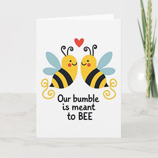 Tarjeta Meant To Bee Card (Anverso)