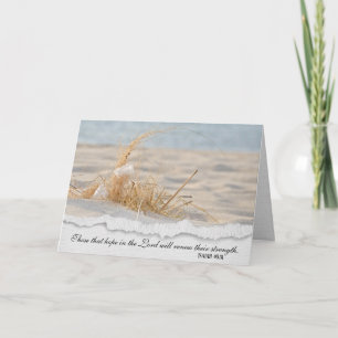 Tarjeta Meather In Beach Grass