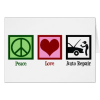 Tarjeta mecánica de coche de taller de reparación 