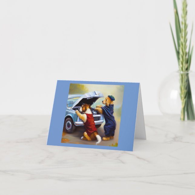 Tarjeta Mecánica de perros (Anverso)