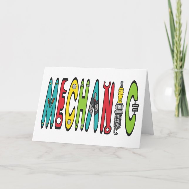 Tarjeta Mecánico (Anverso)