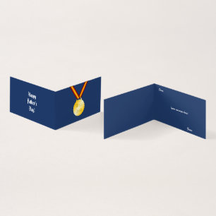 Tarjeta Medalla al Mejor Papá Día del Padre