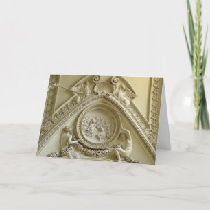 Tarjeta Medallón que representa el bautismo de Constantina