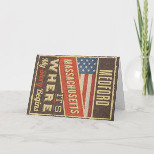 Tarjeta Medford Massachusetts